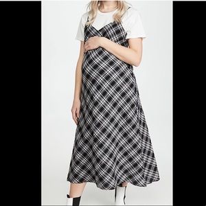 Hatch Ricky slip dress plaid size 1